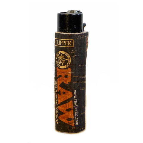 RAW Black - Cork Covers - Clipper Lighter