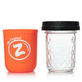 Zkittlez - 1/2oz Capacity Silicone Jar RE:STASH - Orange