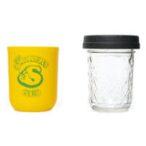 Bring Ya Lungs - The Smokers Club - RE:STASH Silicone & Glass Jar - 1/2oz Capacity