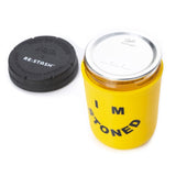 I'm Stoned - The Smokers Club -  RE:STASH Silicone & Glass Jar - 1/2oz Capacity