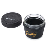 Runtz - 1/4oz Capacity Silicone Jar by RE:STASH - Black & Gold