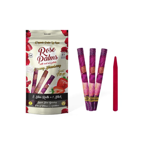 Rose Palms - Slim Rolls - Pack of 3