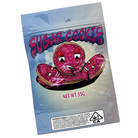 Designed Mylar Bag - Sugar Cookie - 15cm x 10cm