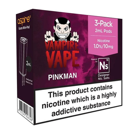 Vampire Vape NS20 - Aspire Gusto Pods