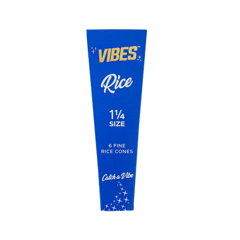 Vibes Rice - Pre-rolled  1 1/4 Size Cones - Pack of 6
