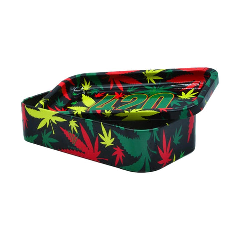 V Syndicate – Syndicase 2.0 Tin with Rolling Lid - 420 Rasta