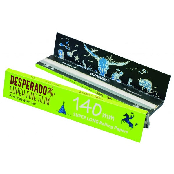 Cartel Desperado - Super Long Super Fine Slim - 140mm Rolling Papers – The  JuicyJoint