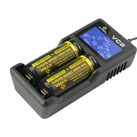 XTAR VC2 - 2 x Battery Charger 0.5A / USB