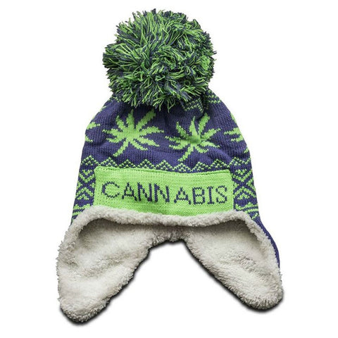 Cannabis - Big Ball Winter Hat