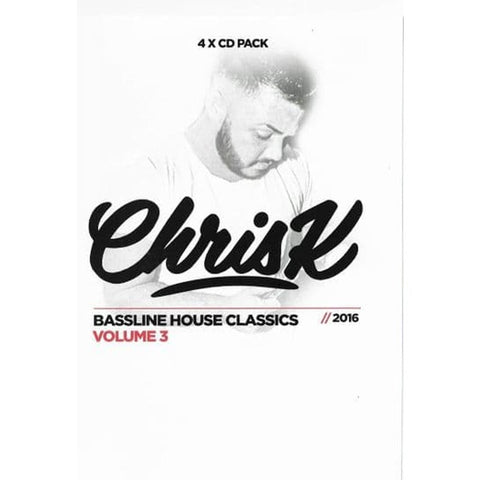 Chris K - Bassline House Classics 2016 - Volume 3 - CD Pack