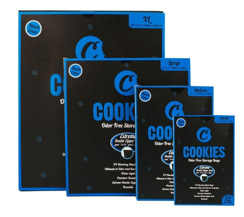Cookies Odor Free Storage Bags Small  or Medium x 12 pack - The JuicyJoint