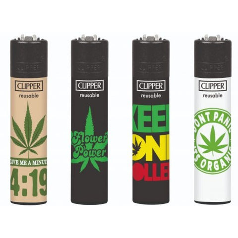 Clipper Lighters - Weed Phrases