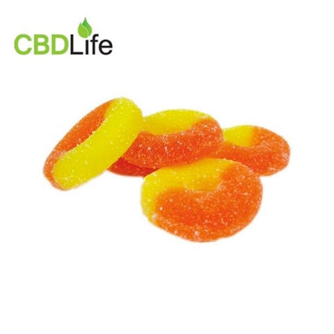 CBD Gummy Rings 25mg Pack of 5 - The JuicyJoint