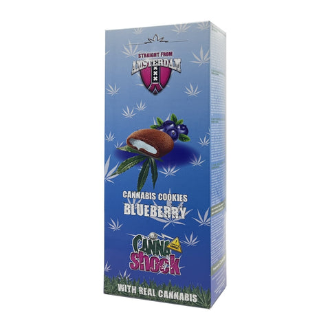 Cannashock Chocolate Cookies - Blueberry - 100g Pack