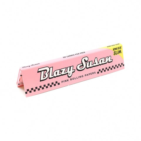 Blazy Susan - King Size Slim - Pink Rolling Papers