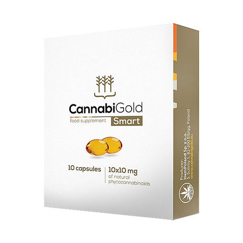 CannabiGold Smart CBD Capsules - 10 x 10 mg