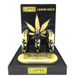 Clipper Metal - Gold Leaves With Case