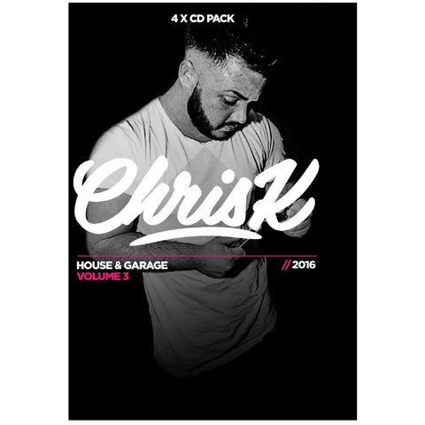 Chris K - House And Garage 2016 - Volume 3 - 4 x CD