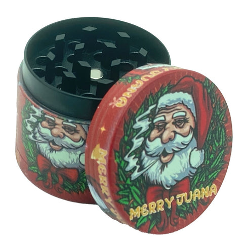 Metal Grinder - Merry Christmas Designs 4 Part - 40mm