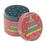 Metal Grinder - Merry Christmas Designs 4 Part - 40mm