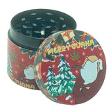 Metal Grinder - Merry Christmas Designs 4 Part - 40mm