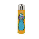 Clipper Lighter - Rubber 420 Cartoon Leaves
