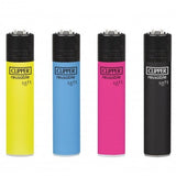 Clipper Lighters - Soft Touch - Fluorescent / Neon Mix