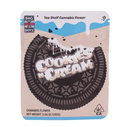 Bag Boyz - Cookie N Cream - Mylar Bags - 10cm x 12.8cm (Pack of 10)