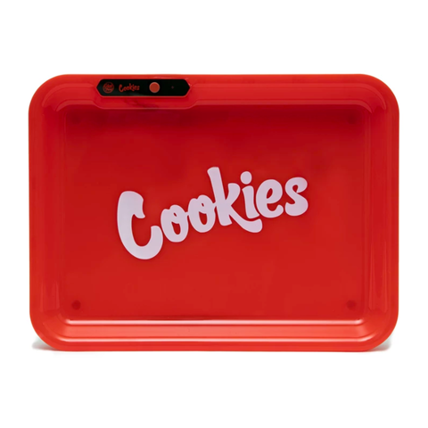 Cookies LED Glow Tray X - USB Red Rolling Tray