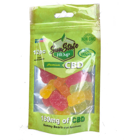 Sun State Hemp - Vegan CBD Gummies 180mg