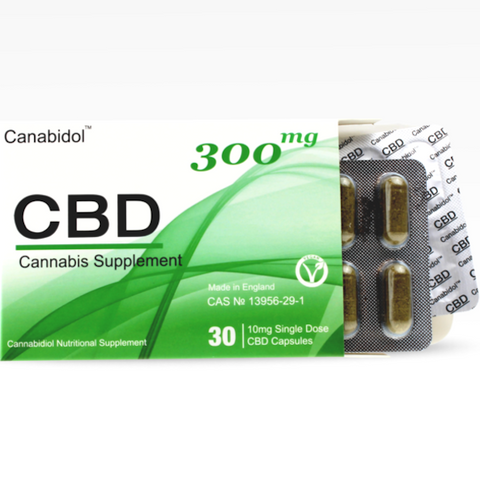Canabidol™ - CBD Oil Oral Capsules (30x10mg) Vegan
