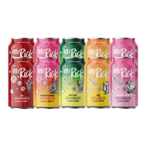 Little Rick - Sparkling CBD Drink - 10 Pack Mix