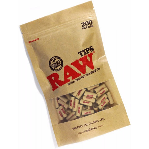 Raw - Pre Rolled Tips - 200 Pack