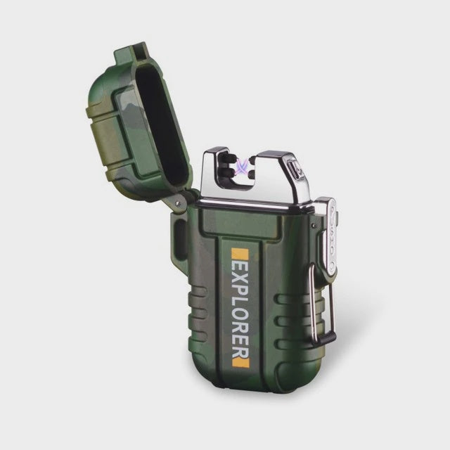 Explorer - Waterproof Dual Arc Plasma Lighter – The JuicyJoint