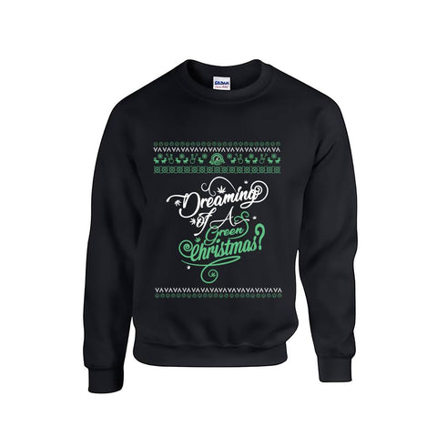 SALE!! Christmas Jumper - Dreaming of a Green Christmas
