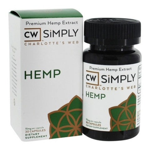 Charlottes Web CW Simply Hemp Oil - Capsules - The JuicyJoint