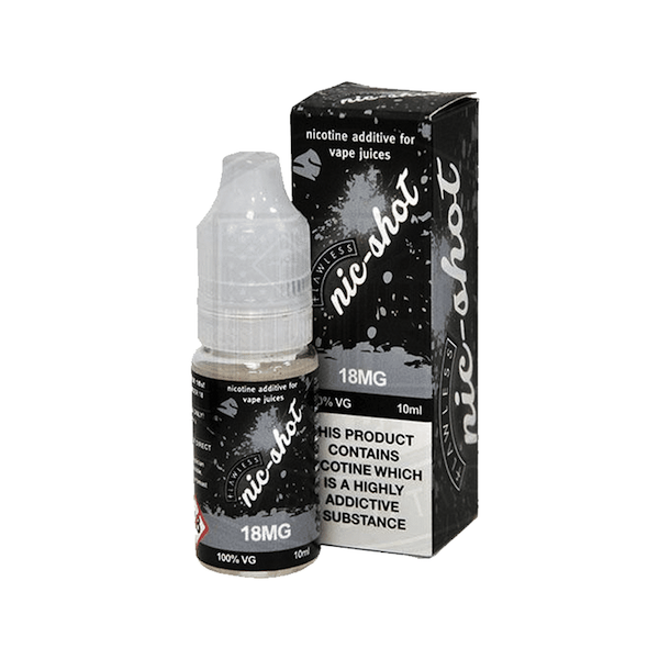 Flawless Nicotine Shot 18mg - 10ml E-Liquid - 100% VGa The JuicyJoint Flawless Nicotine Shot 18mg - 10ml E-Liquid - 100% VGa The JuicyJoint