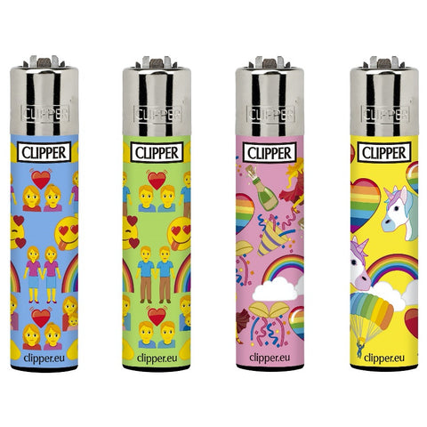 Clipper Lighters - Emoji Pride