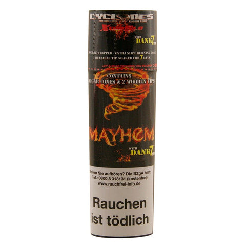 Cyclones - XtraSlow - Mayhem Tobacco Blunt Cones x 2