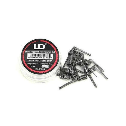 UD Staple Staggered Fused Clapton Pre Built Coils