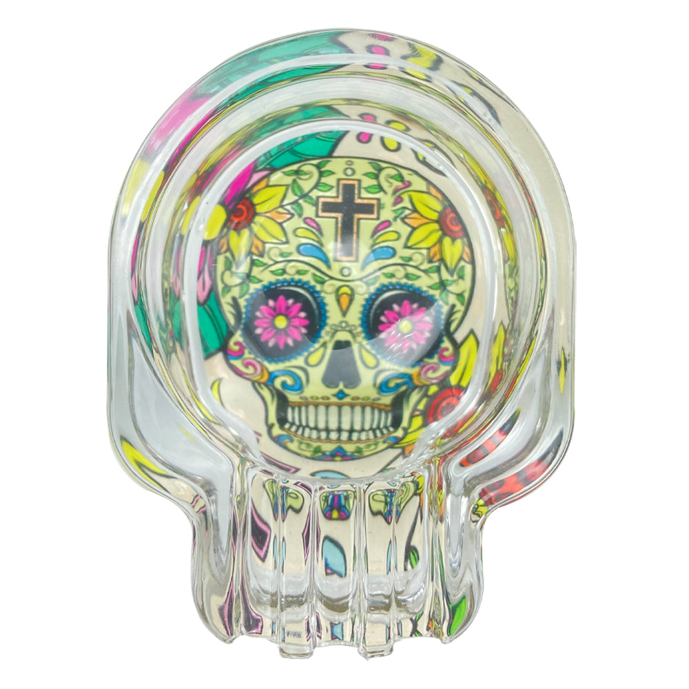 Authentic Glow-in-the-Dark Sterling Silver Skull Charm – 925 Silver, Halloween Style
