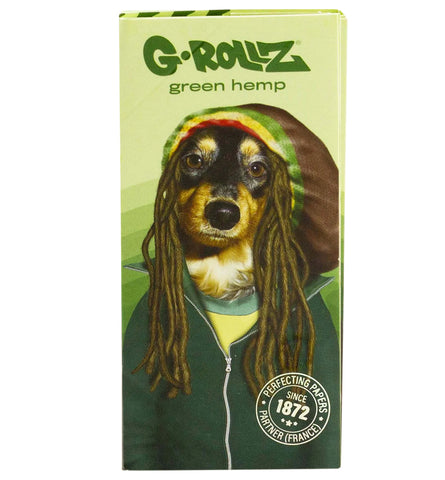 G-ROLLZ - Green Organic Hemp King Size Rolling Papers - Reggae / Rap