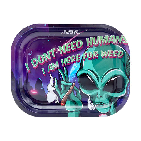 Smoke Arsenal - Here For Weed - Rolling Tray