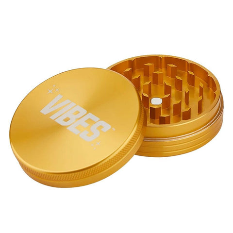 Vibes x Aerospace - Gold Aluminium - 2 Piece Herb Grinder