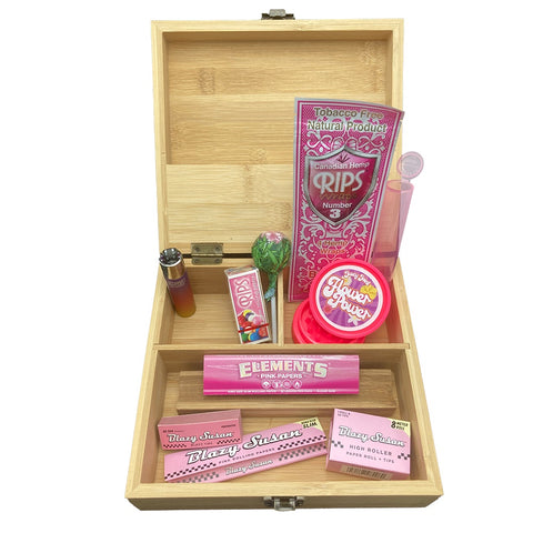 Pink Rolling Box - Gift Set - "Meditate"