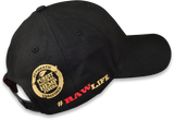 Raw Black - Snapback Hat with Cone Poker