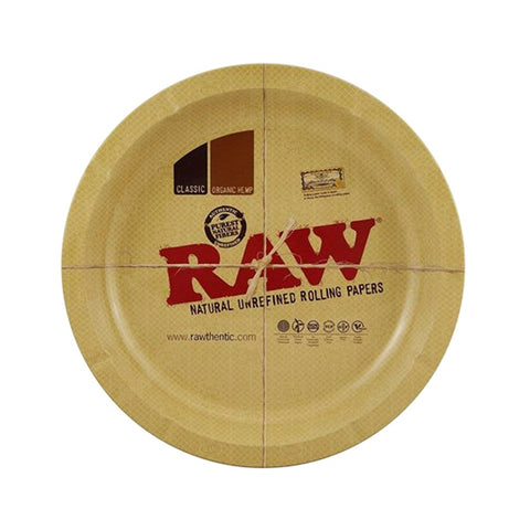 SALE!! Raw Classic Round Metal Rolling Tray 31cm