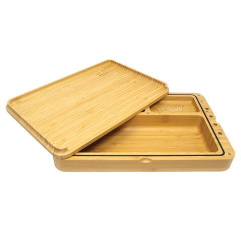 Raw - Spirit Box - Wooden Rolling Tray Box