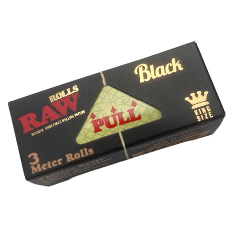 RAW - Classic Black King Size - 3 Metre Rolls