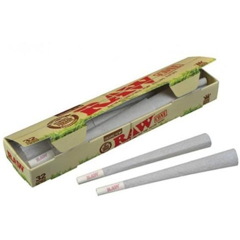 Raw Cones - 32 pack Organic Hemp  - King Size  pre-rolled